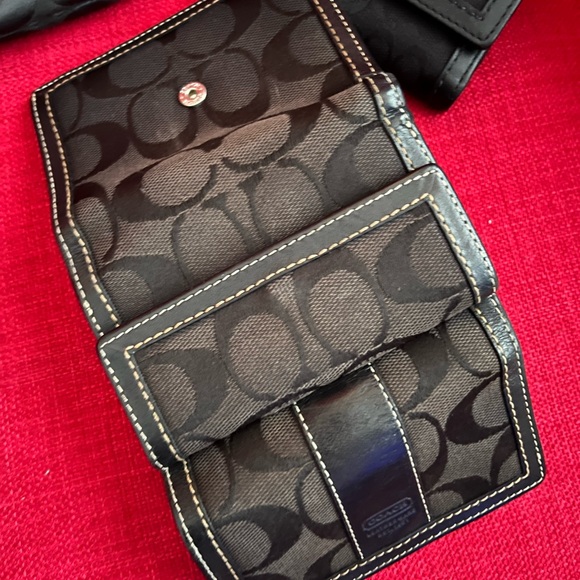 4 Coach Miscellaneous Accessories Guaranteed Authentic Wallets Wristlet Black - Picture 7 of 16